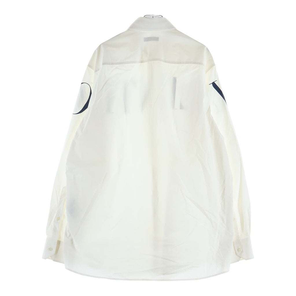 VALENTINO(ヴァレンティノ) VLTN ロゴプリント 長袖シャツ ホワイト UV3ABD005AP