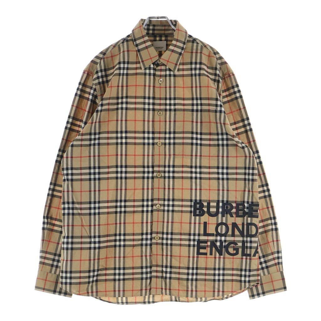 BURBERRY(バーバリー) ノバチェックシャツ 長袖シャツ ベージュ 8017567