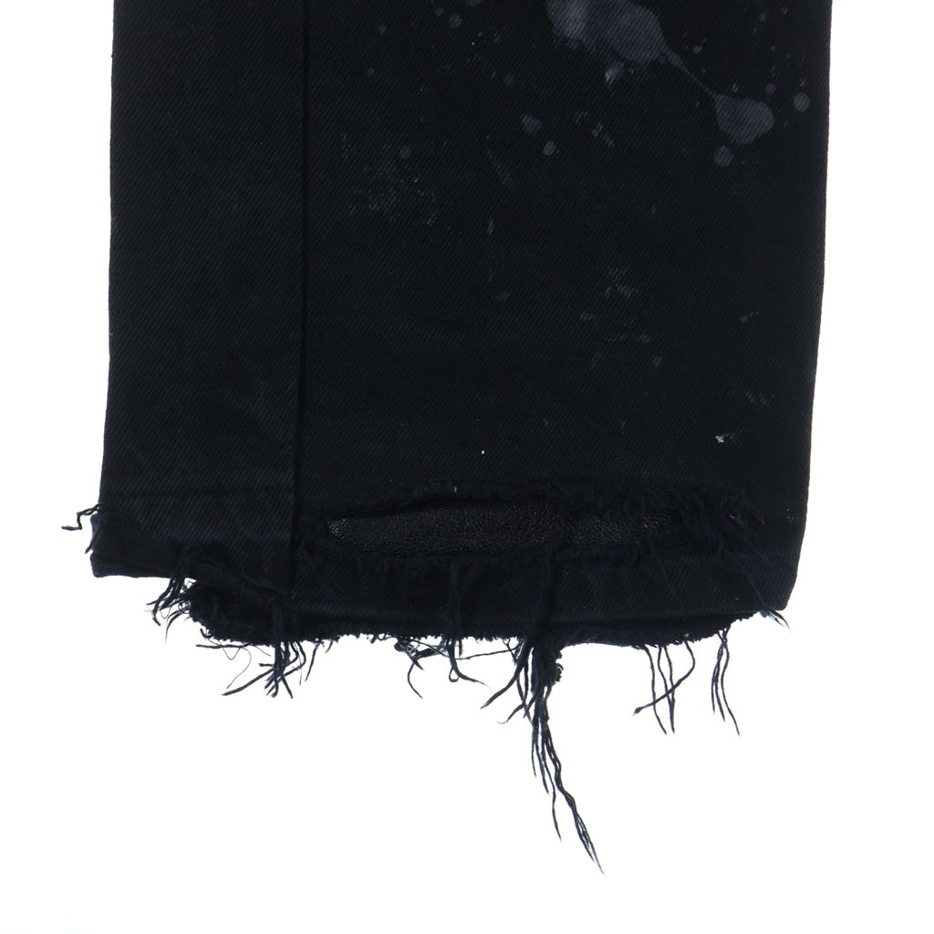 Innocence NYC(イノセンス) 23AW DESTROY LEATHER DENIM PANTS
