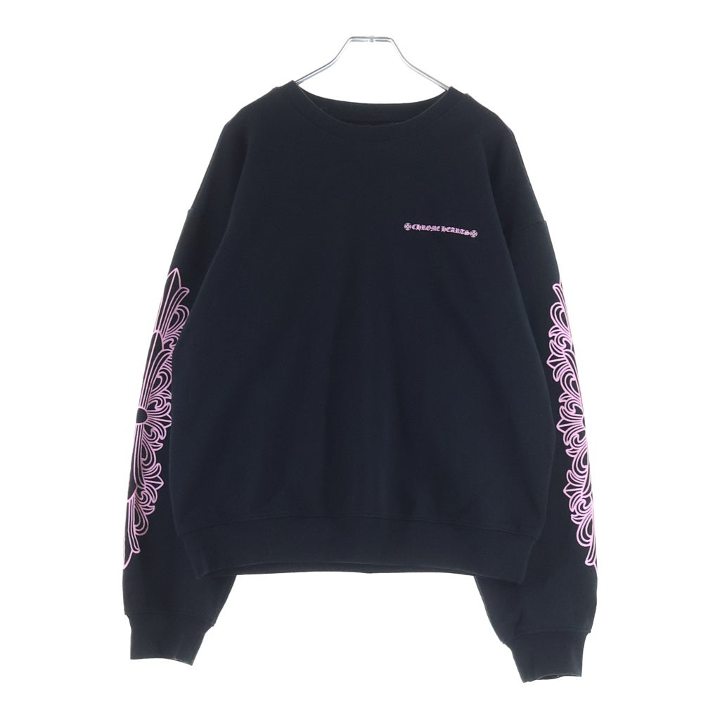 CHROME HEARTS(クロムハーツ) × MATTY BOY SWEAT ARCH アーチロゴTバープリント スウェットパーカー ブラック/ピンク