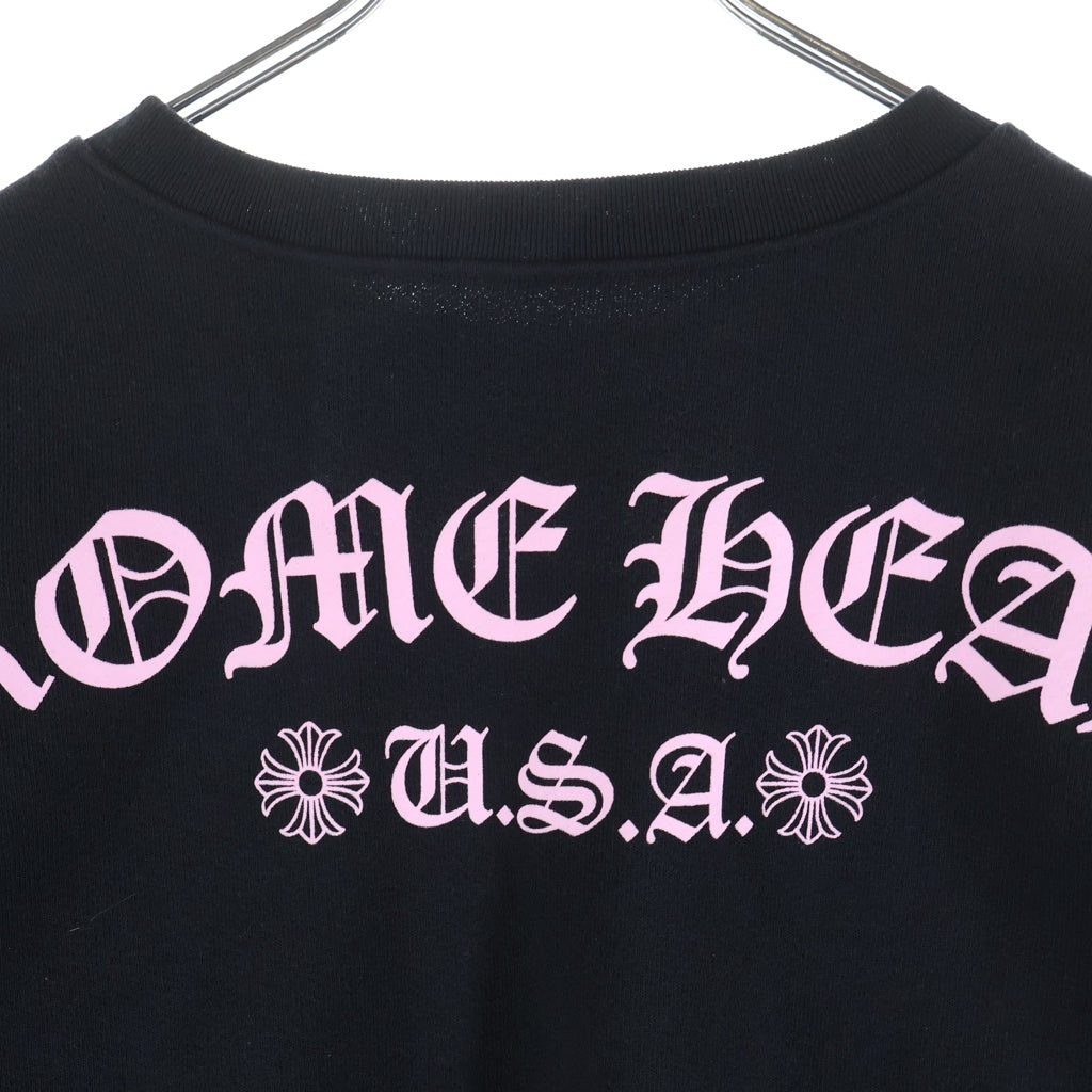 CHROME HEARTS(クロムハーツ) × MATTY BOY SWEAT ARCH アーチロゴTバープリント スウェットパーカー ブラック/ピンク