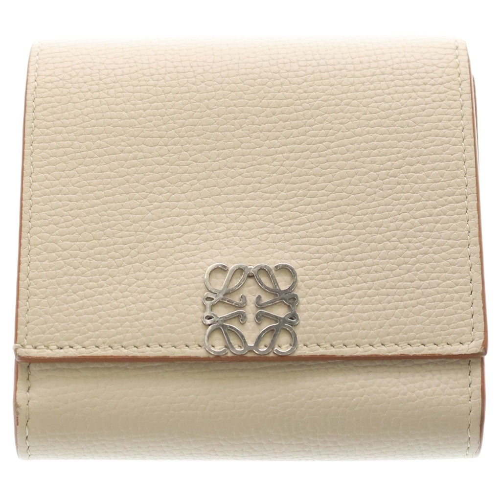 LOEWE(ロエベ) アナグラム トライフォールド ウォレット ベージュ C821TR2X16 レディース