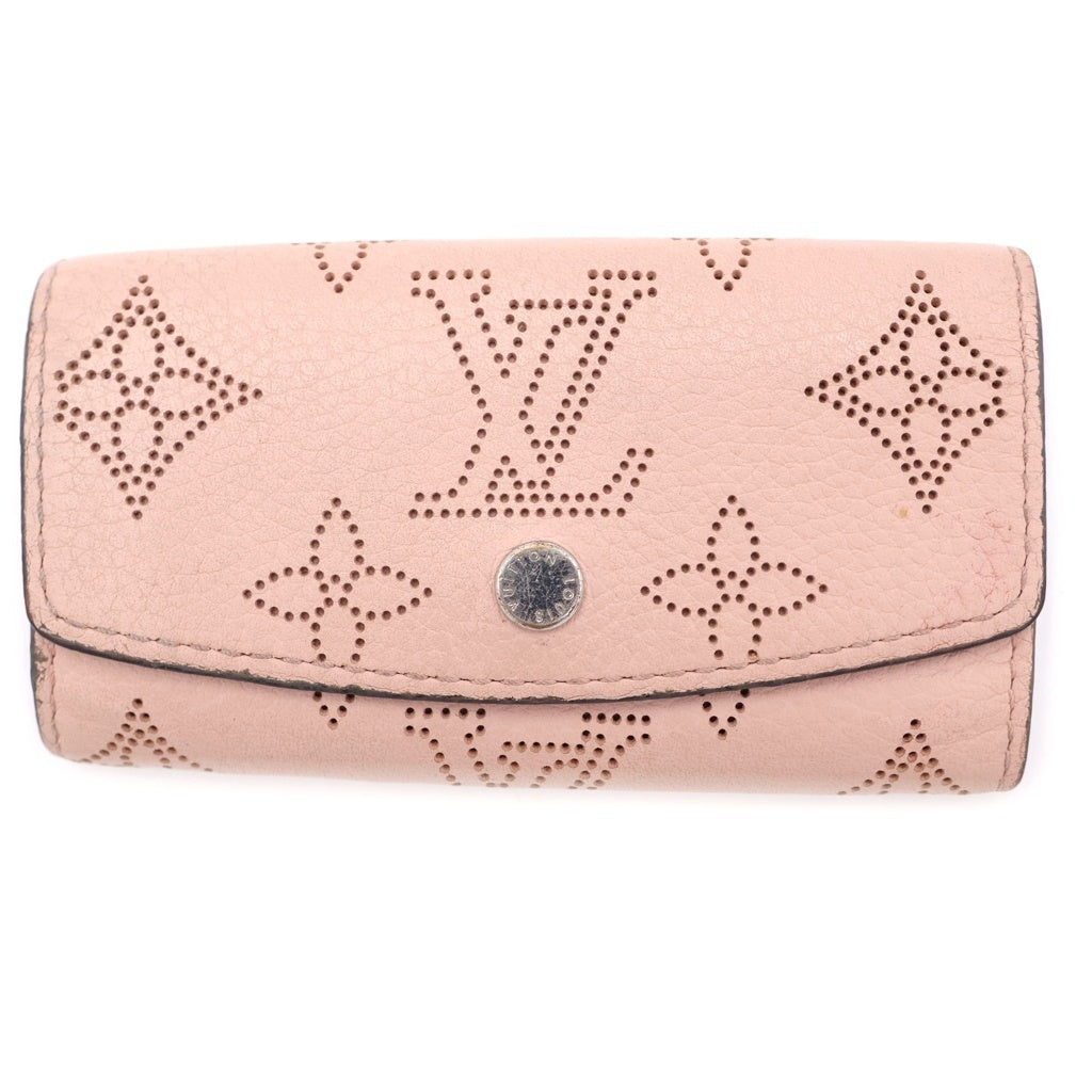 LOUIS VUITTON(ルイヴィトン) ミュルティクレ4 4連キーケース モノグラム マヒナ ローズジャスミン ピンク M82760 レディース