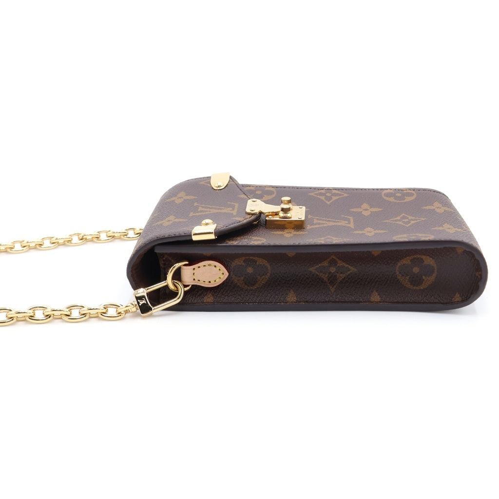 LOUIS VUITTON(ルイヴィトン) フォンポーチ メティス モノグラムキャンバス ショルダーバッグ ヴィトンバッグ ブラウン M13572 レディース