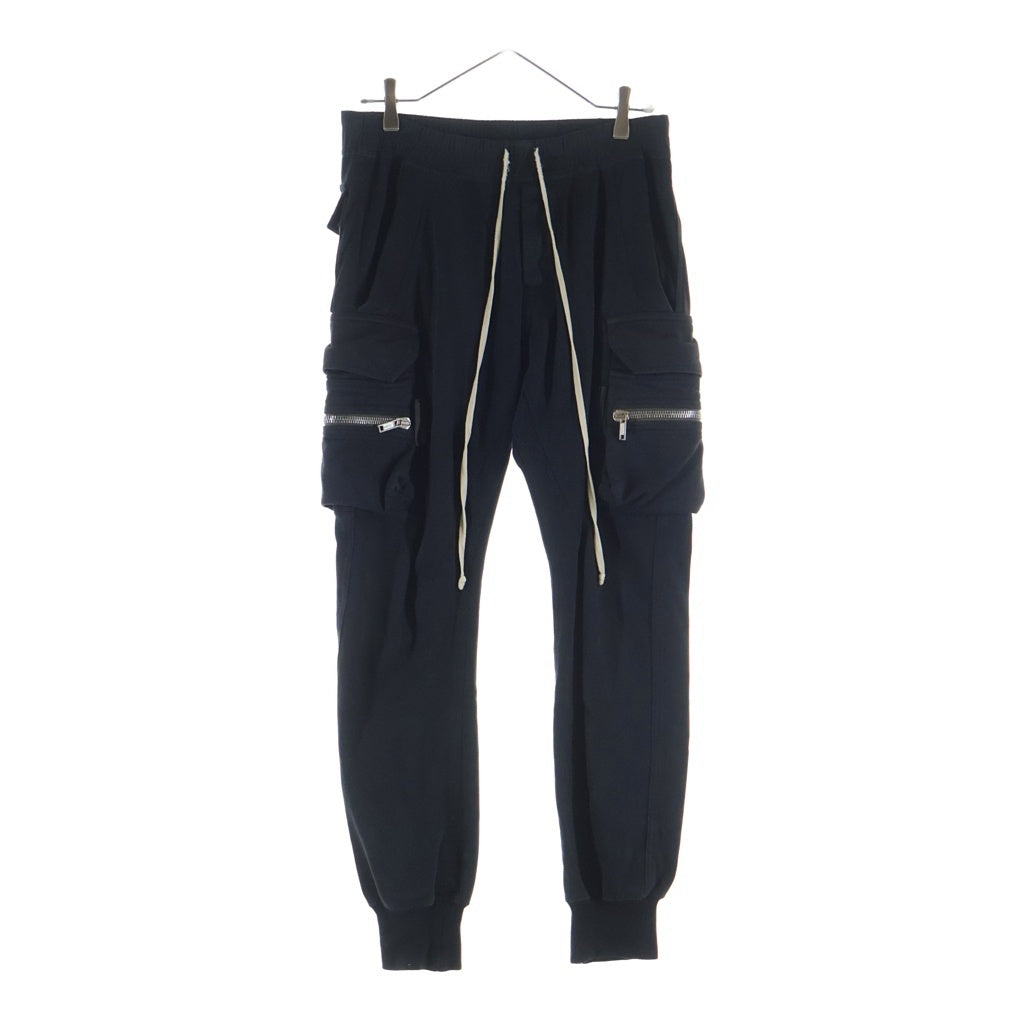 Rick Owens(リックオウエンス) MASTODON CARGO PANTS ドローストリングカーゴ ジョガーパンツ ブラック RU02A5396-BA