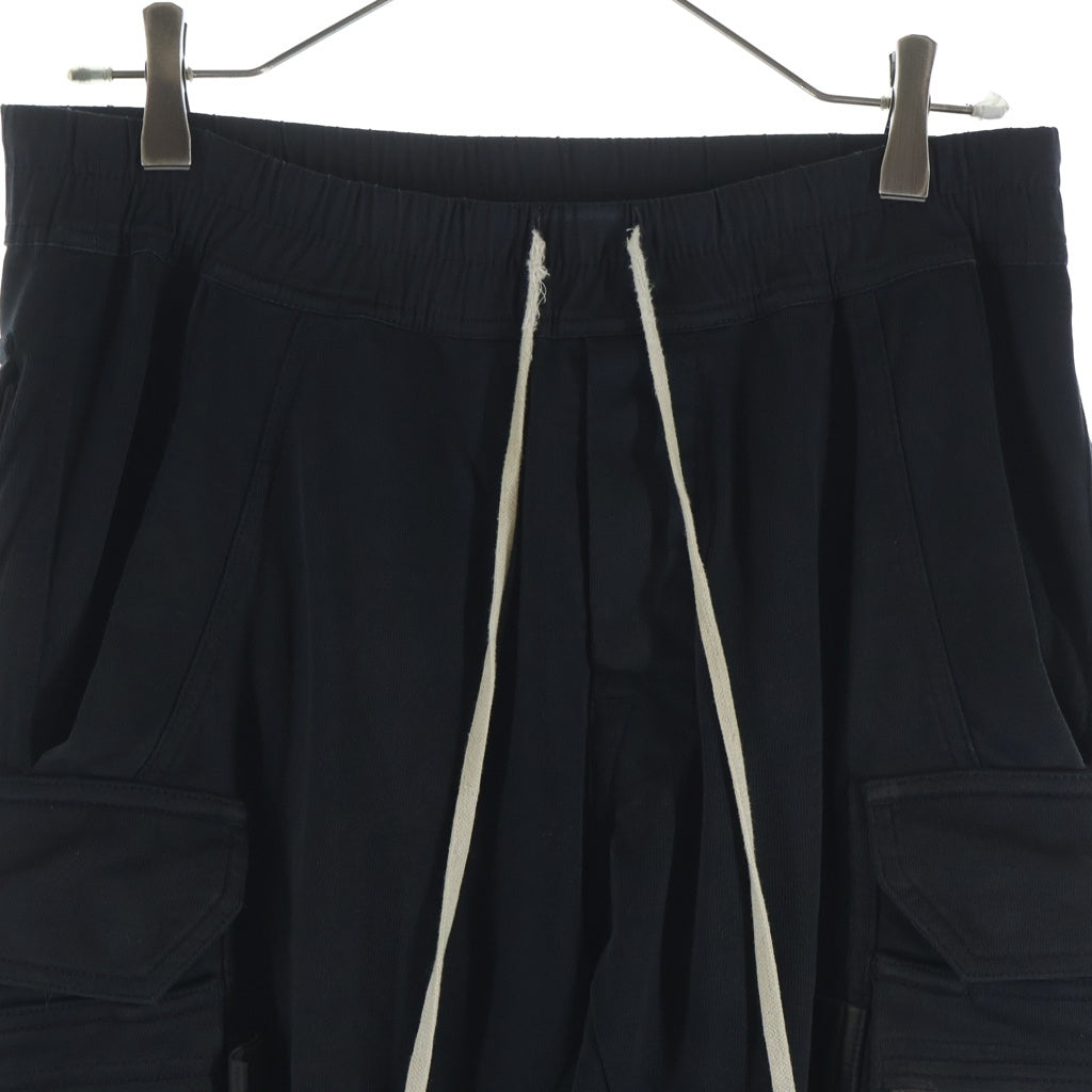Rick Owens(リックオウエンス) MASTODON CARGO PANTS ドローストリングカーゴ ジョガーパンツ ブラック RU02A5396-BA