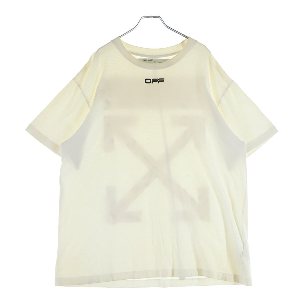 OFF-WHITE(オフホワイト) 20SS Airport Tape T-Shirt オーバーサイズ半袖Tシャツ ホワイト OMAA038S20185003