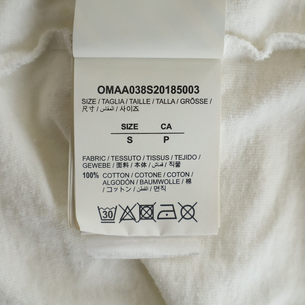OFF-WHITE(オフホワイト) 20SS Airport Tape T-Shirt オーバーサイズ半袖Tシャツ ホワイト OMAA038S20185003
