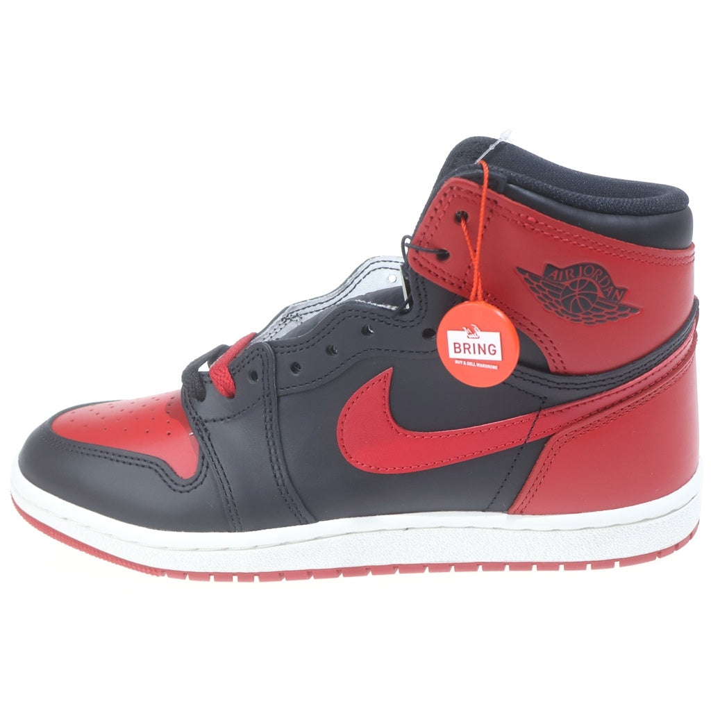 NIKE(ナイキ) AIR JORDAN 1 HIGH 85 BRED HV6674-067 エアジョーダン 1 85 ブレッド ハイカットスニーカー ブラック/レッド US9.5/27.5cm