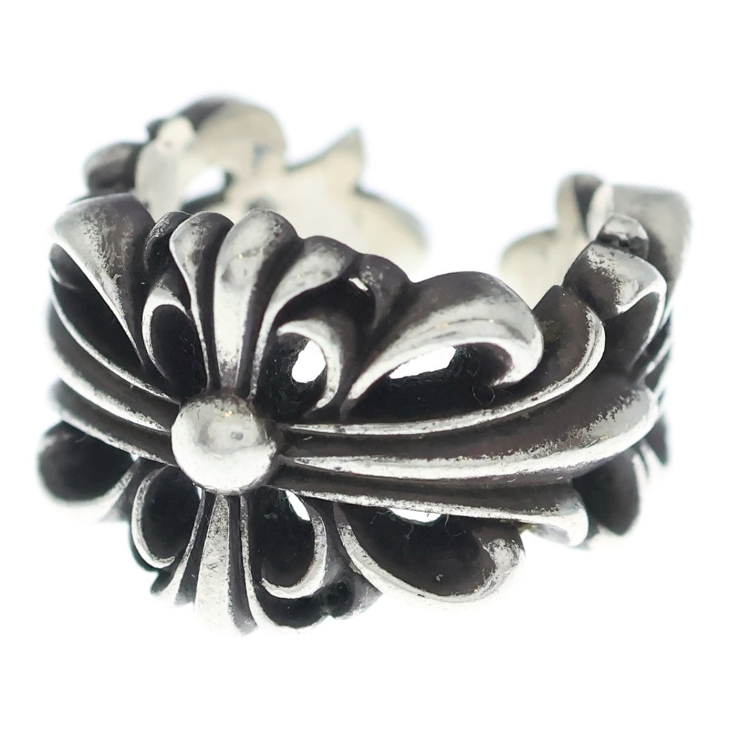 CHROME HEARTS(クロムハーツ) DBL FLRL CRS ダブルフローラルクロス リング シルバー BCA390