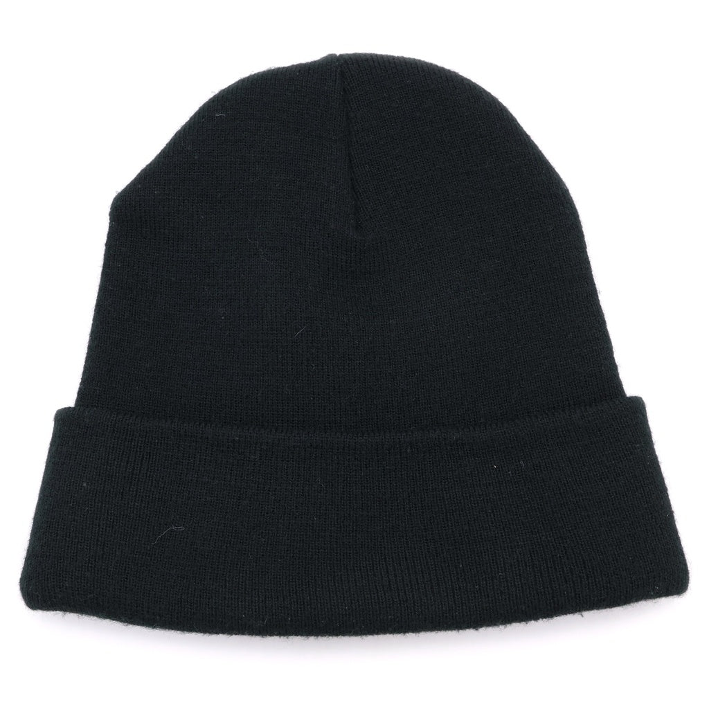 CHROME HEARTS(クロムハーツ) WATCH CAP WL ロゴ刺繍 ウールビーニー ニットキャップ 帽子 ブラック