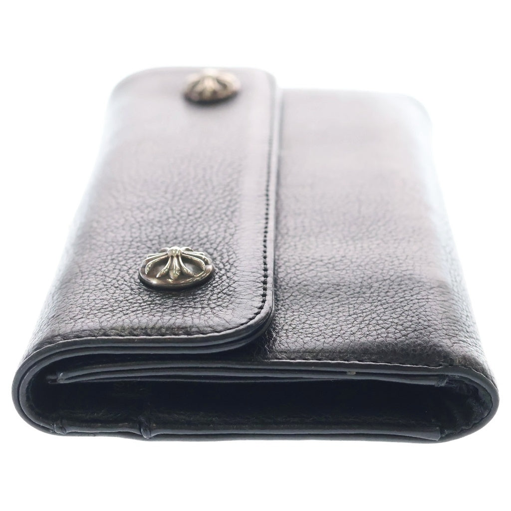 CHROME HEARTS(クロムハーツ) WAVE ウェーブ レザーウォレット 財布 ブラック