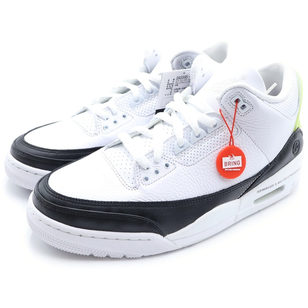 NIKE(ナイキ) ×FRAGMENT AIR JORDAN 3 RETRO SP フラグメント エアジョーダン3 レトロ ハイカットスニーカー ホワイト/ブラック US10/28cm DA3595-100