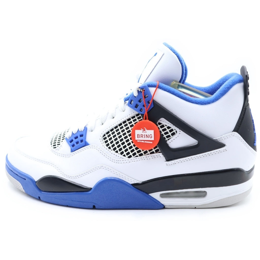 NIKE(ナイキ) AIR JORDAN 4 RETRO MOTORSPORTS エアジョーダン4 レトロ モータースポーツ ハイカットスニーカー ホワイト/ブルー US10/28.0cm 308497-117