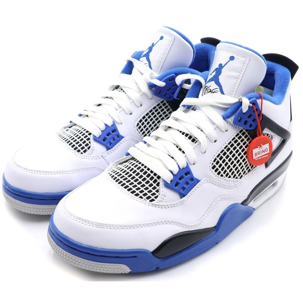 NIKE(ナイキ) AIR JORDAN 4 RETRO MOTORSPORTS エアジョーダン4 レトロ モータースポーツ ハイカットスニーカー ホワイト/ブルー US10/28.0cm 308497-117