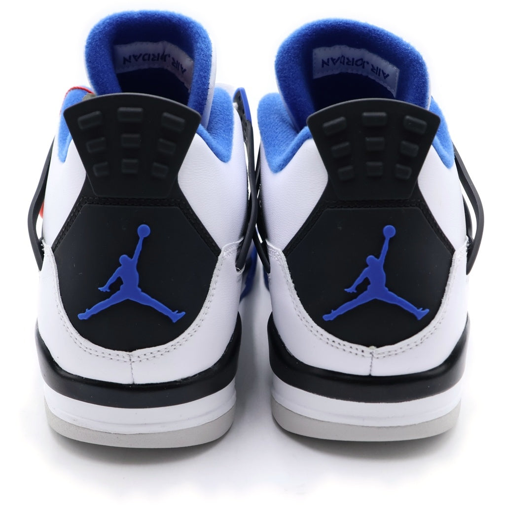 NIKE(ナイキ) AIR JORDAN 4 RETRO MOTORSPORTS エアジョーダン4 レトロ モータースポーツ ハイカットスニーカー ホワイト/ブルー US10/28.0cm 308497-117