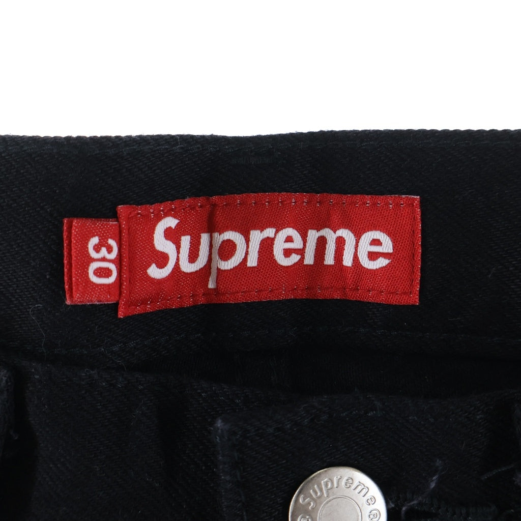 SUPREME(シュプリーム) Rigid Baggy Selvedge Jean リジット バギージーンズ ブラック