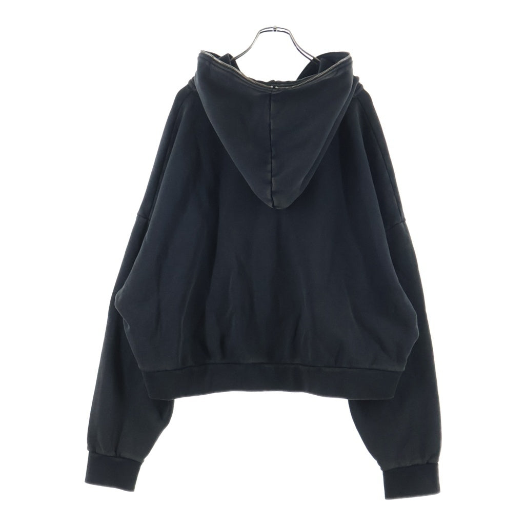 entire studios(エンタイア スタジオ) ETERNAL ZIP HOODIE エターナルジップパーカー ブラック ES2202
