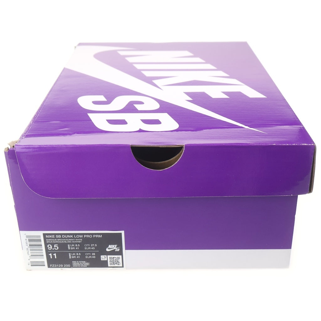 NIKE(ナイキ) DUNK LOW PRO BIG MONEY SAVINGS ダンク プロ ビック マニー セービングス ローカットスニーカー ブラウン US9.5/27.5cm FZ3129-200
