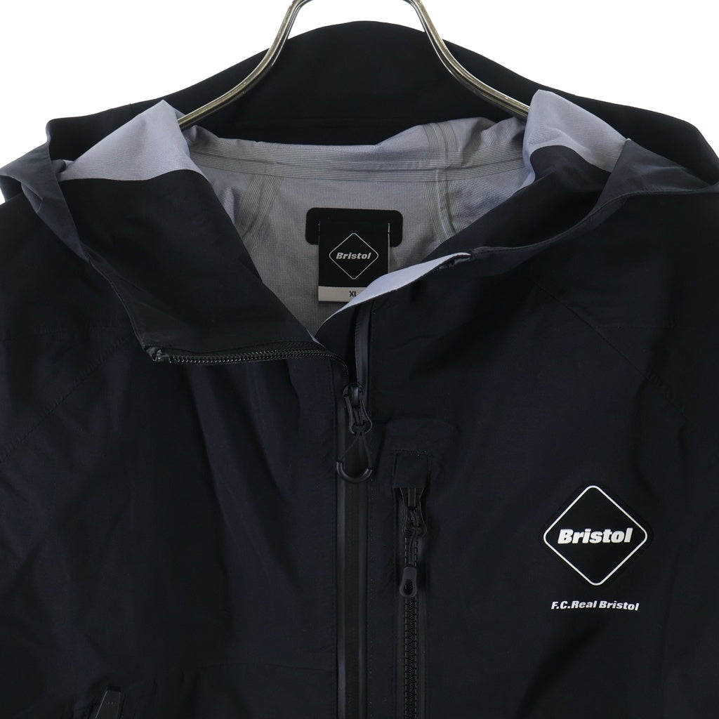 F.C.R.B./F.C.Real Bristol/FCRB(エフシーアールビー/エフシーレアルブリストル) 3LAYER UTILITY TEAM JACKET ナイロンジャケット ブラック FCRB-240000