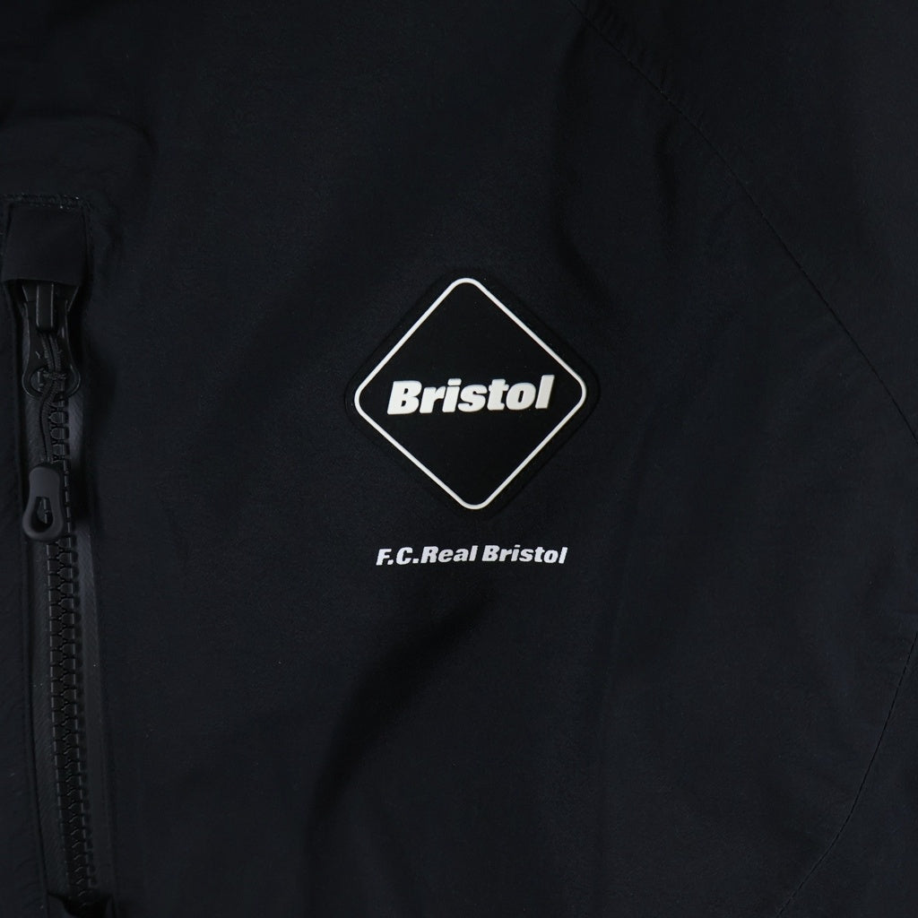 F.C.R.B./F.C.Real Bristol/FCRB(エフシーアールビー/エフシーレアルブリストル) 3LAYER UTILITY TEAM JACKET ナイロンジャケット ブラック FCRB-240000
