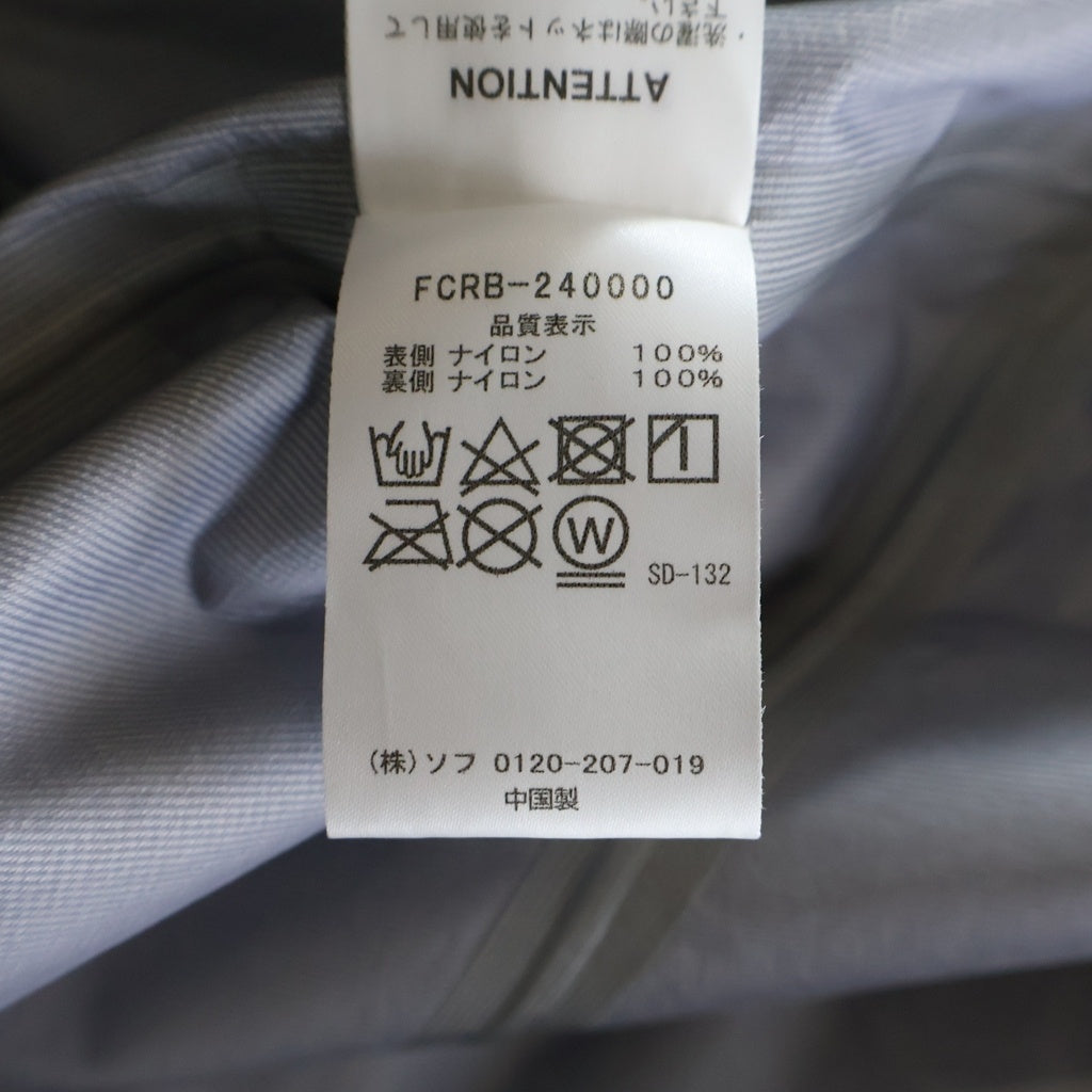 F.C.R.B./F.C.Real Bristol/FCRB(エフシーアールビー/エフシーレアルブリストル) 3LAYER UTILITY TEAM JACKET ナイロンジャケット ブラック FCRB-240000