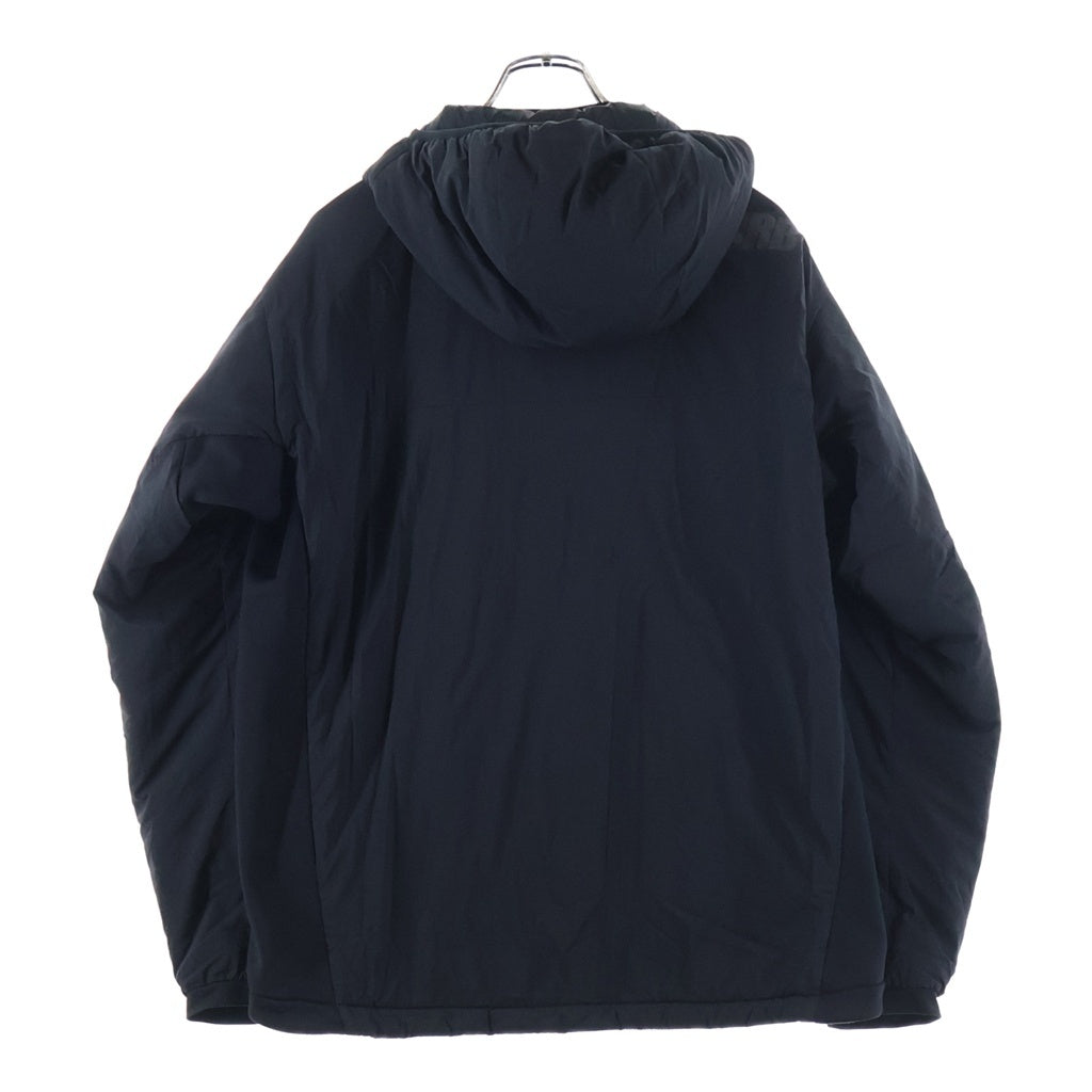 F.C.R.B./F.C.Real Bristol/FCRB(エフシーアールビー/エフシーレアルブリストル) HYBRID PUFFY INSULATION HOODED JACKET ジップアップ フーデッド ジャケット ブラック FCRB-202045