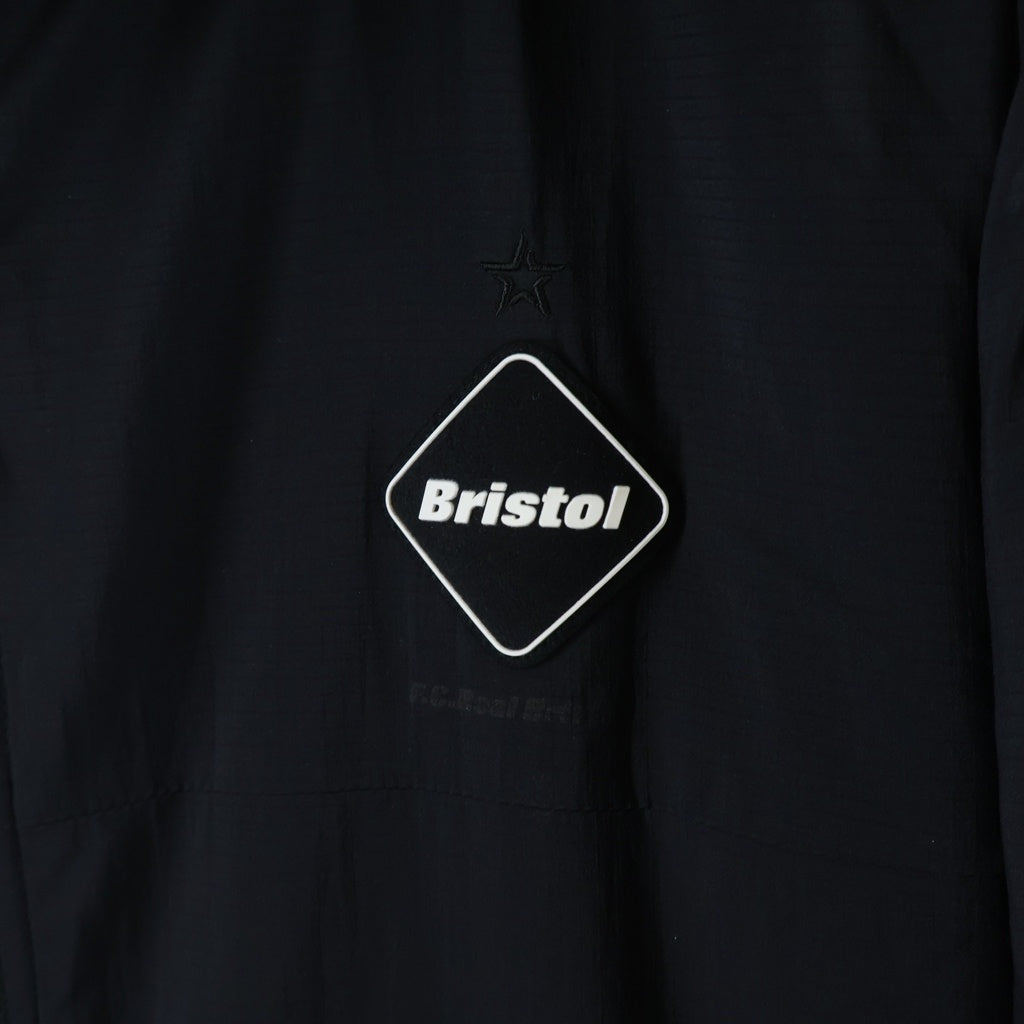F.C.R.B./F.C.Real Bristol/FCRB(エフシーアールビー/エフシーレアルブリストル) HYBRID PUFFY INSULATION HOODED JACKET ジップアップ フーデッド ジャケット ブラック FCRB-202045