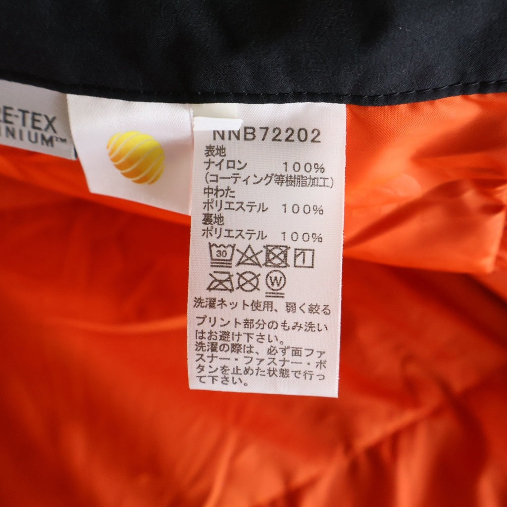 THE NORTH FACE(ザノースフェイス) 22AW Baby Multi Shell Blanket ベビーマルチシェルブランケット ブラック/オレンジ NNB72202 レディース