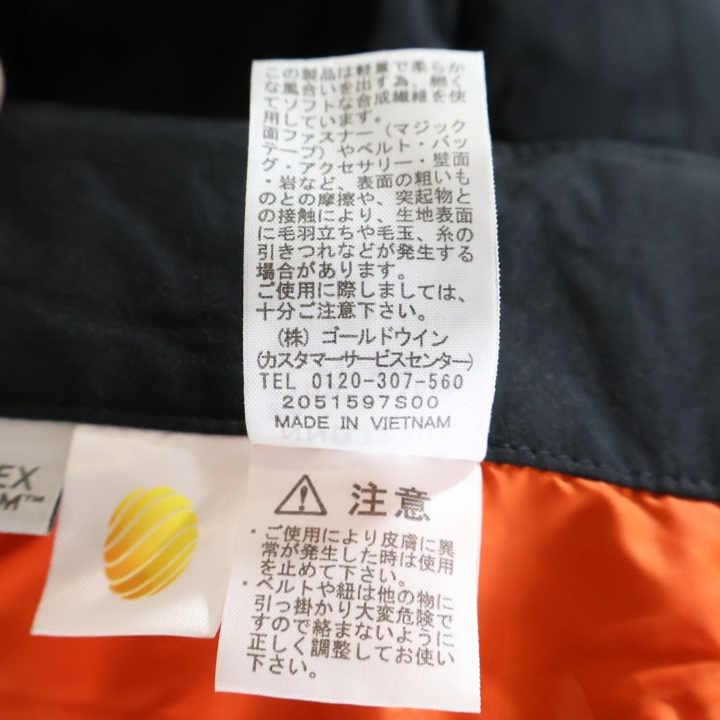 THE NORTH FACE(ザノースフェイス) 22AW Baby Multi Shell Blanket ベビーマルチシェルブランケット ブラック/オレンジ NNB72202 レディース