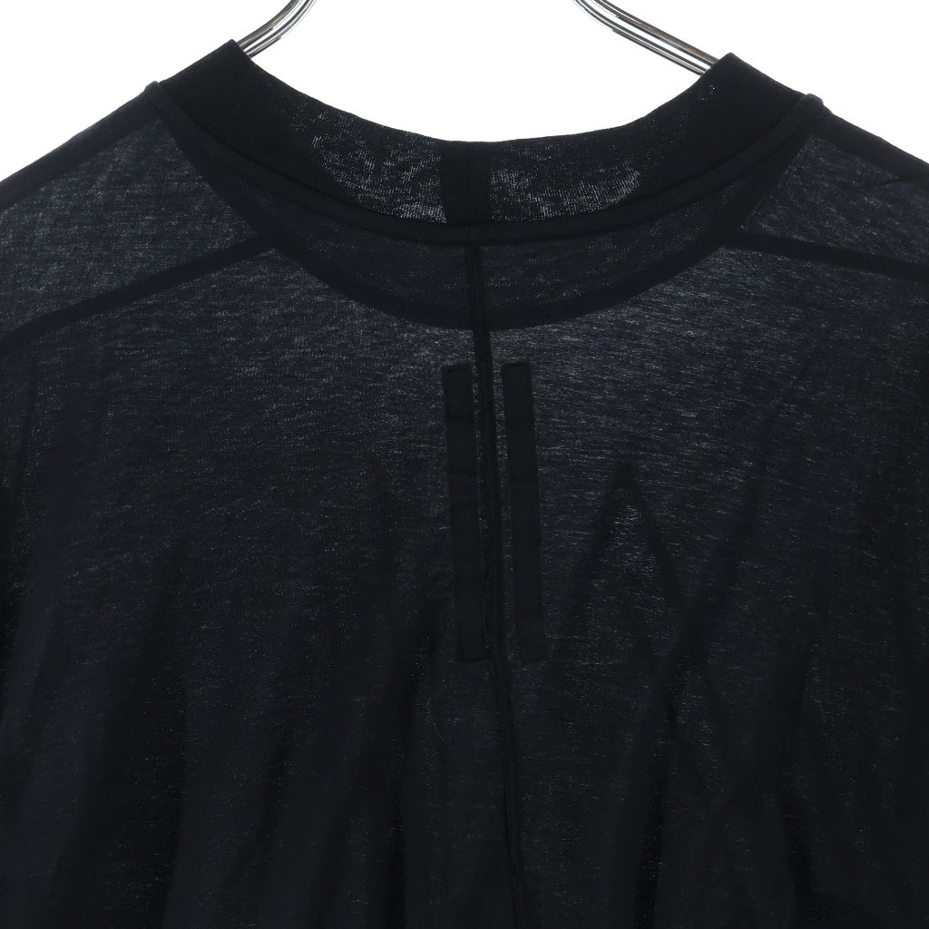 DRKSHDW(ダークシャドウ) クロップド クルーネック 半袖Tシャツ カットソー ブラック DS01D1207-BH レディース