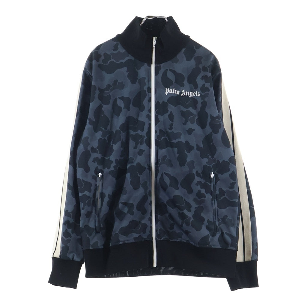 Palm Angels(パームエンジェルス) Night Camo Track Jacket ナイトカモ トラックジャケット ブラック PMBD001F21FAB004