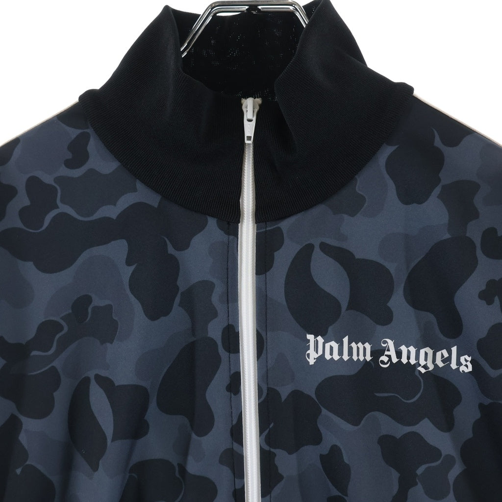 Palm Angels(パームエンジェルス) Night Camo Track Jacket ナイトカモ トラックジャケット ブラック PMBD001F21FAB004