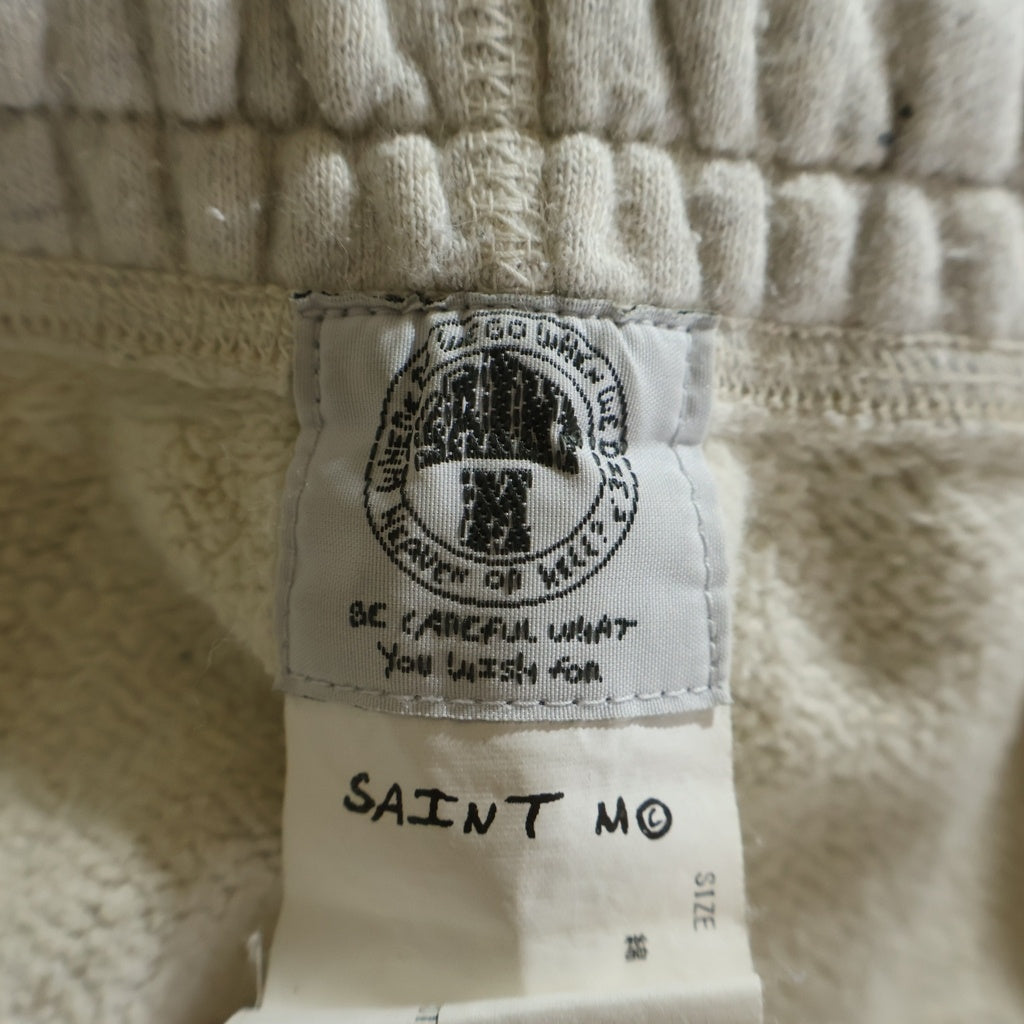 SAINT MICHAEL(セントマイケル) 22SS VLONE SWEAT SHORTS ヴィローン ダメージ加工 ショートパンツ グレー SM-S22-0000-071