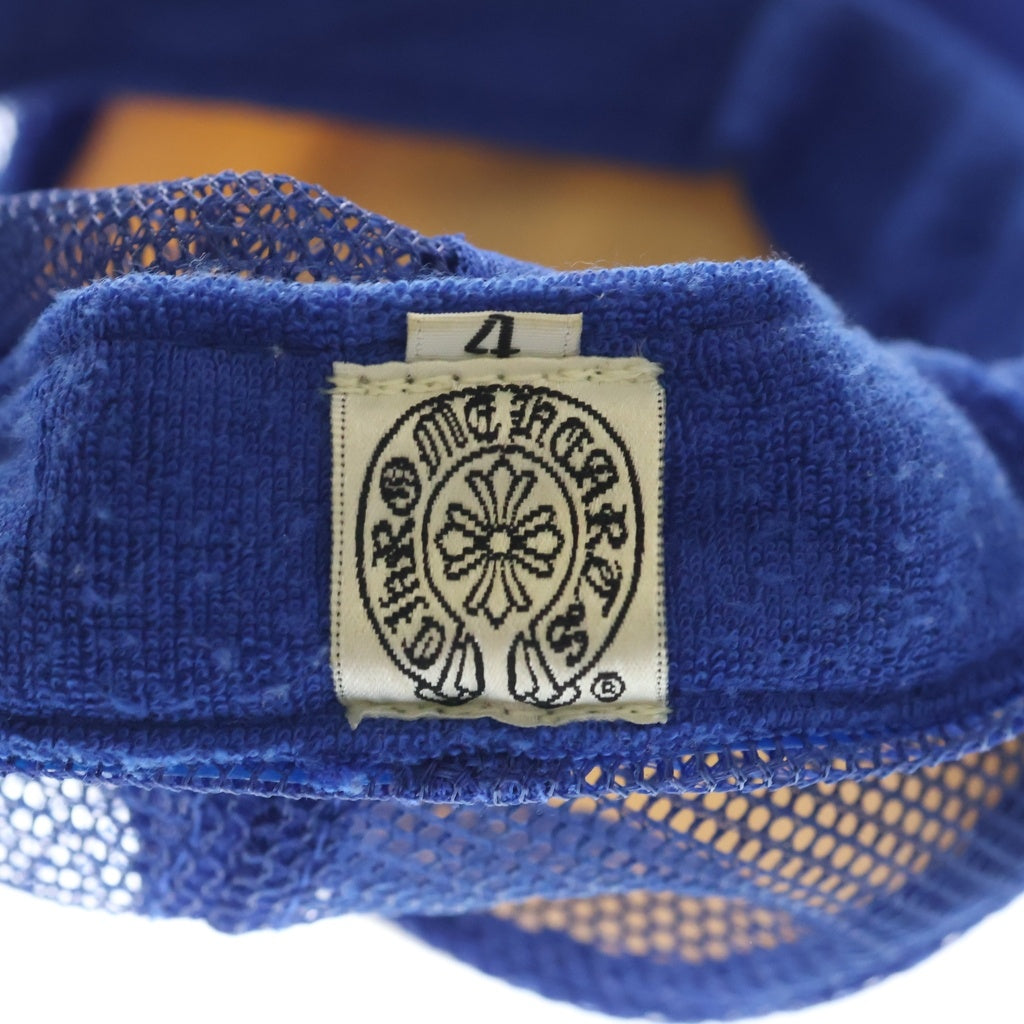 CHROME HEARTS(クロムハーツ) OLD TRUCKER CAP FUCK オールド ファックパッチ メッシュ トラッカー キャップ 帽子 ブルー