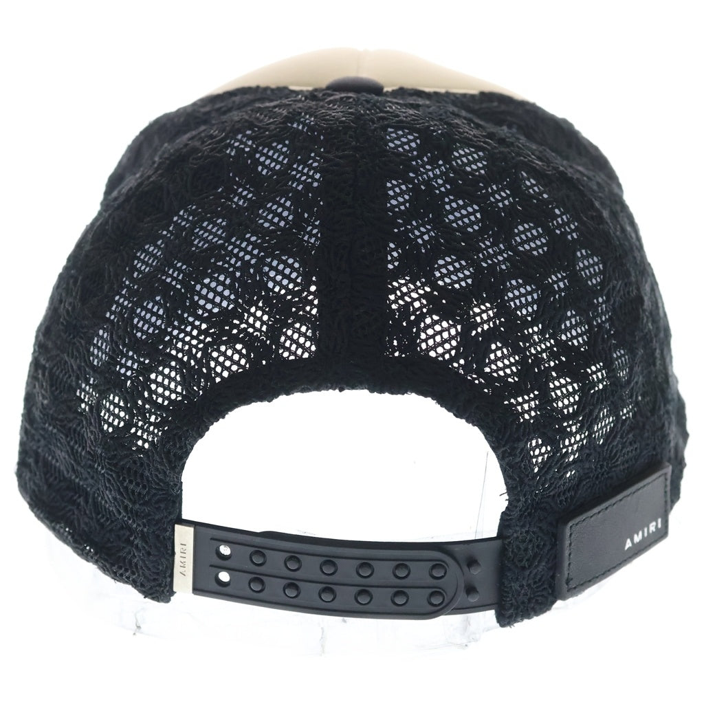 AMIRI(アミリ) MA TWO TONE TRUCKER HAT MAロゴ トラッカーキャップ ブラック/ホワイト SRAMHATR1030SMRBC00