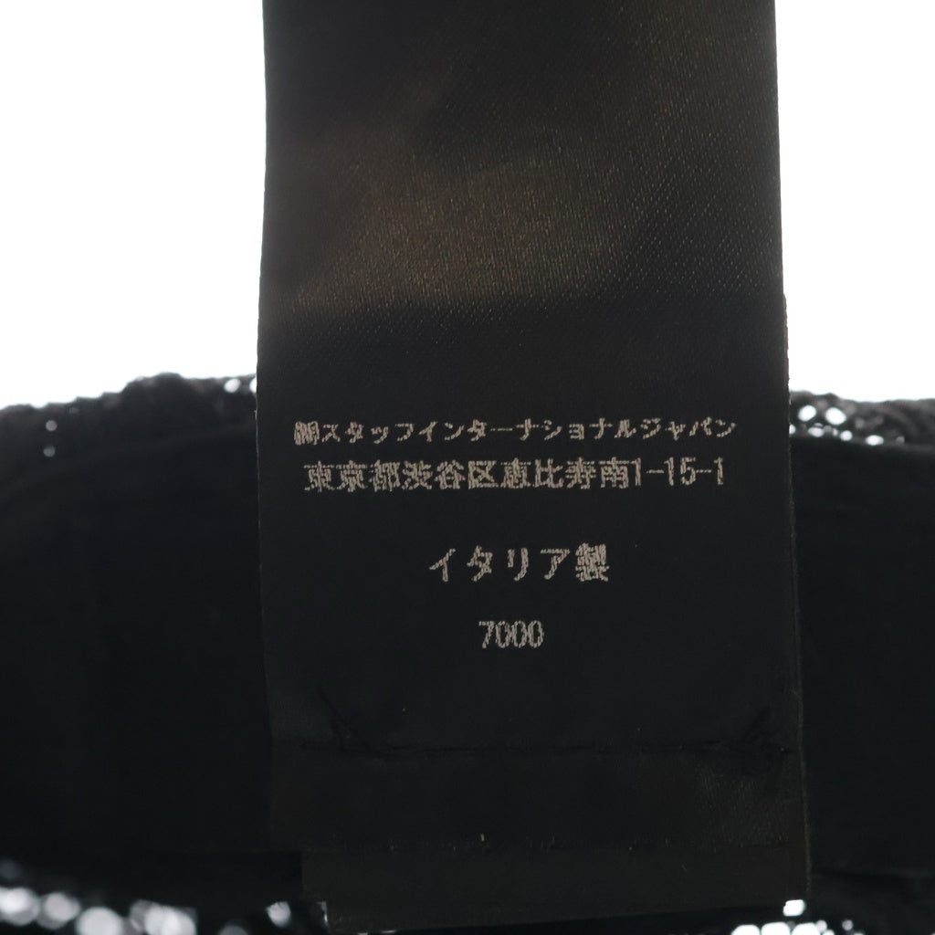 AMIRI(アミリ) MA TWO TONE TRUCKER HAT MAロゴ トラッカーキャップ ブラック/ホワイト SRAMHATR1030SMRBC00