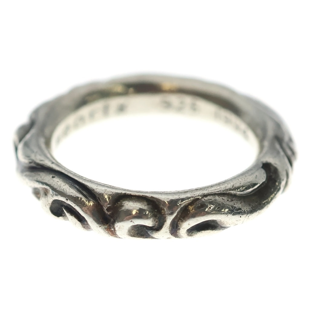 CHROME HEARTS(クロムハーツ) SCRL BAND スクロールバンド リング シルバー BCA351