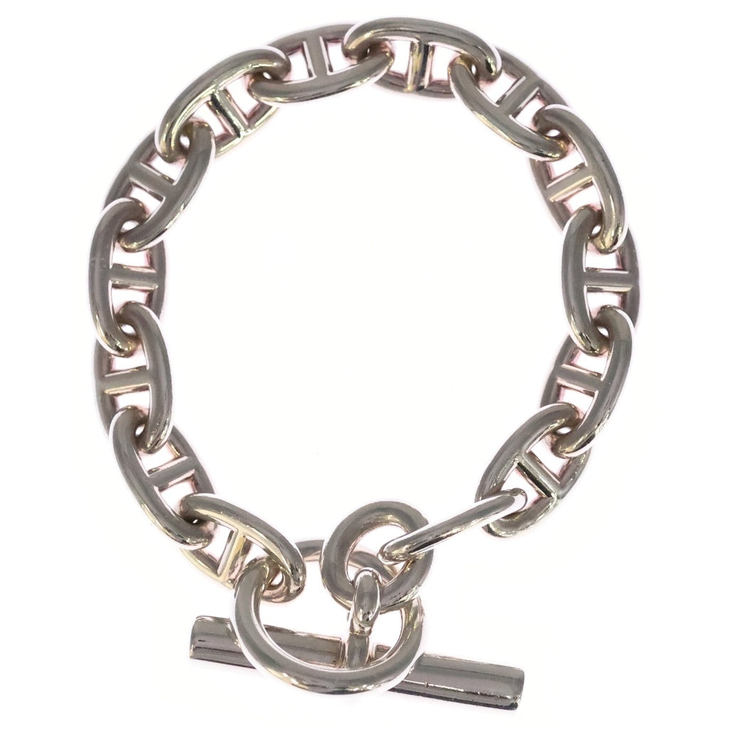 HERMES(エルメス) Chaine d'Ancre MM シェーヌダンクル 14コマ チェーンブレスレット シルバー レディース