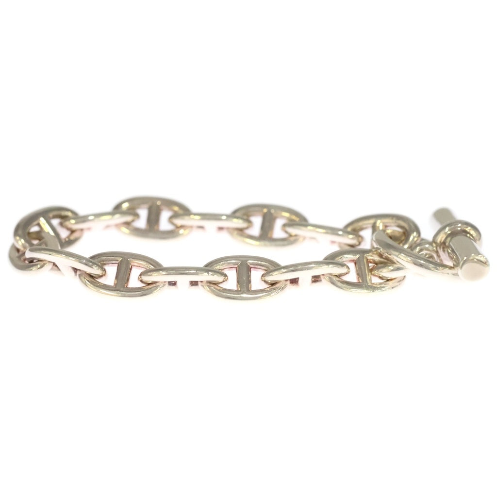 HERMES(エルメス) Chaine d'Ancre MM シェーヌダンクル 14コマ チェーンブレスレット シルバー レディース