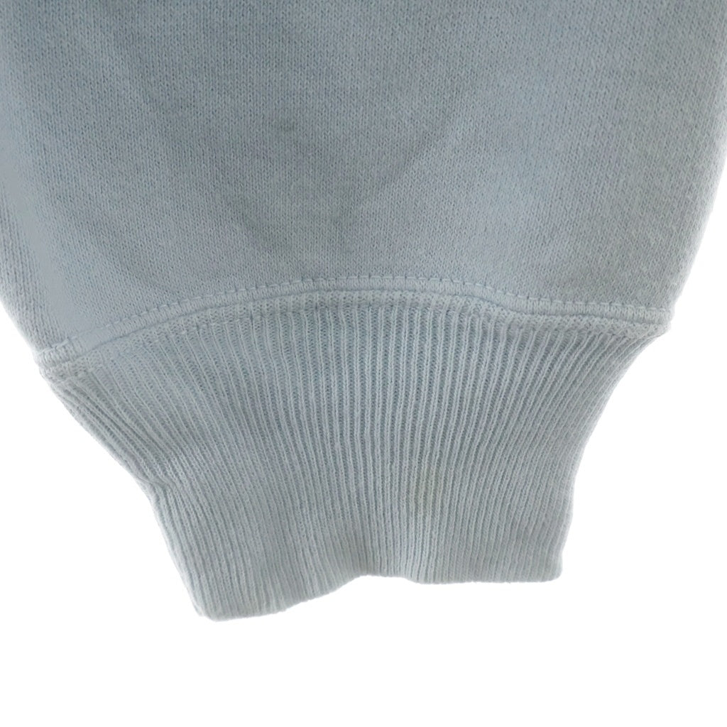 SAINT MICHAEL(セントマイケル) 25SS HOODIE RIBON SAINT 胸ロゴ スウェット プルオーバーパーカー ブルー SM-HR8-0000-048