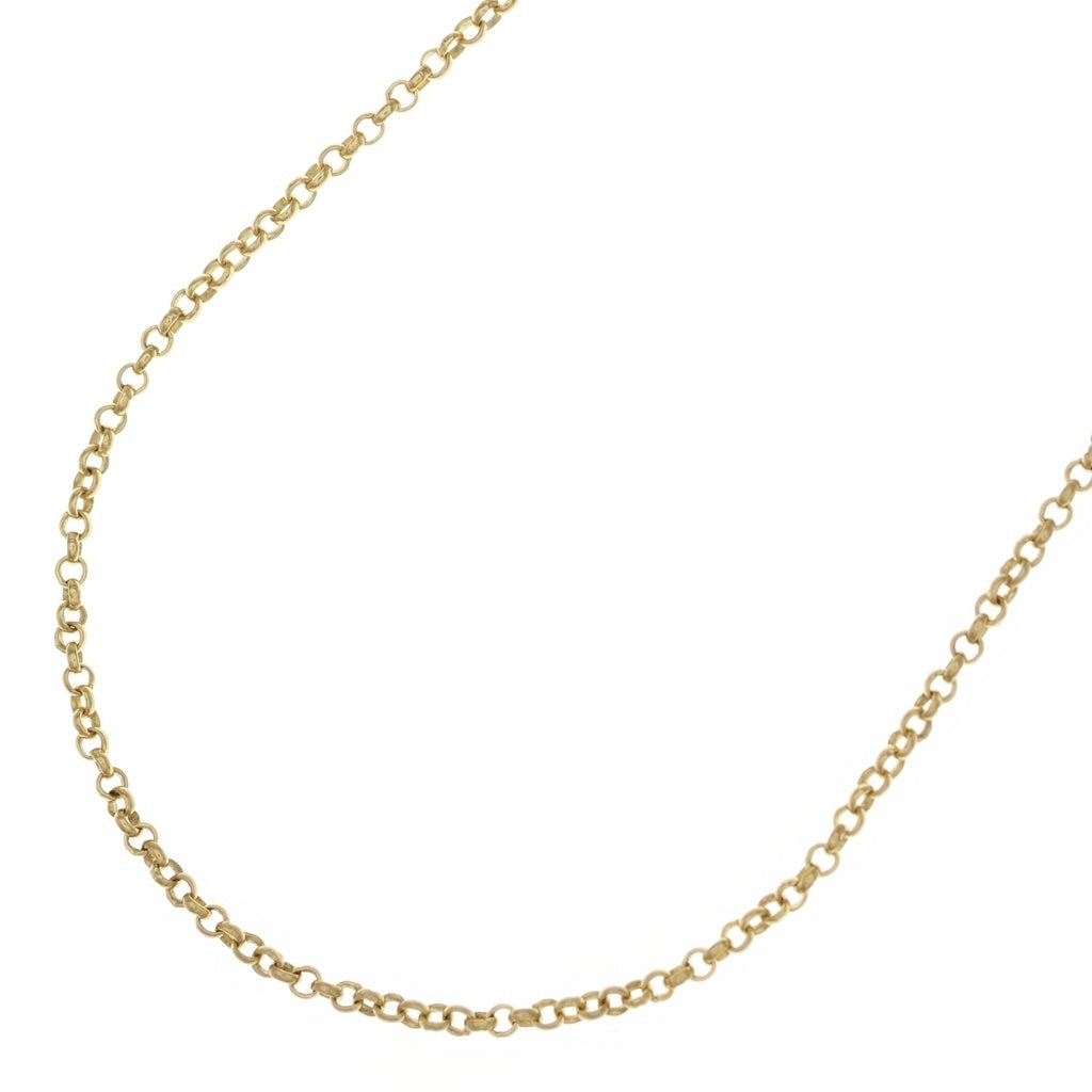 CHROME HEARTS(クロムハーツ) 22K NECKCHAIN R18 ロールチェーンネックレス 18inch ゴールド BCA010