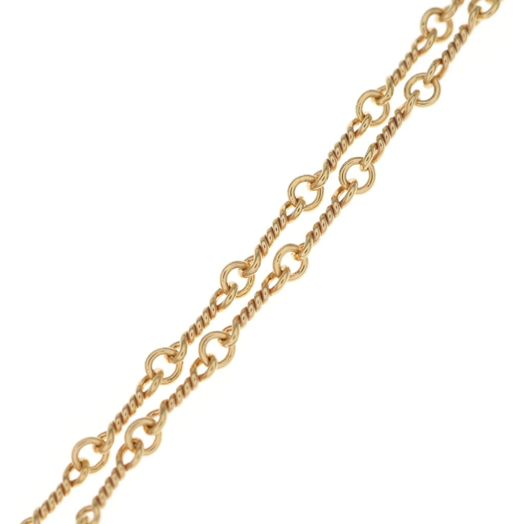 CHROME HEARTS(クロムハーツ) 22K NECKCHAIN T20 ツイストチェーンネックレス 20inch ゴールド BCA015