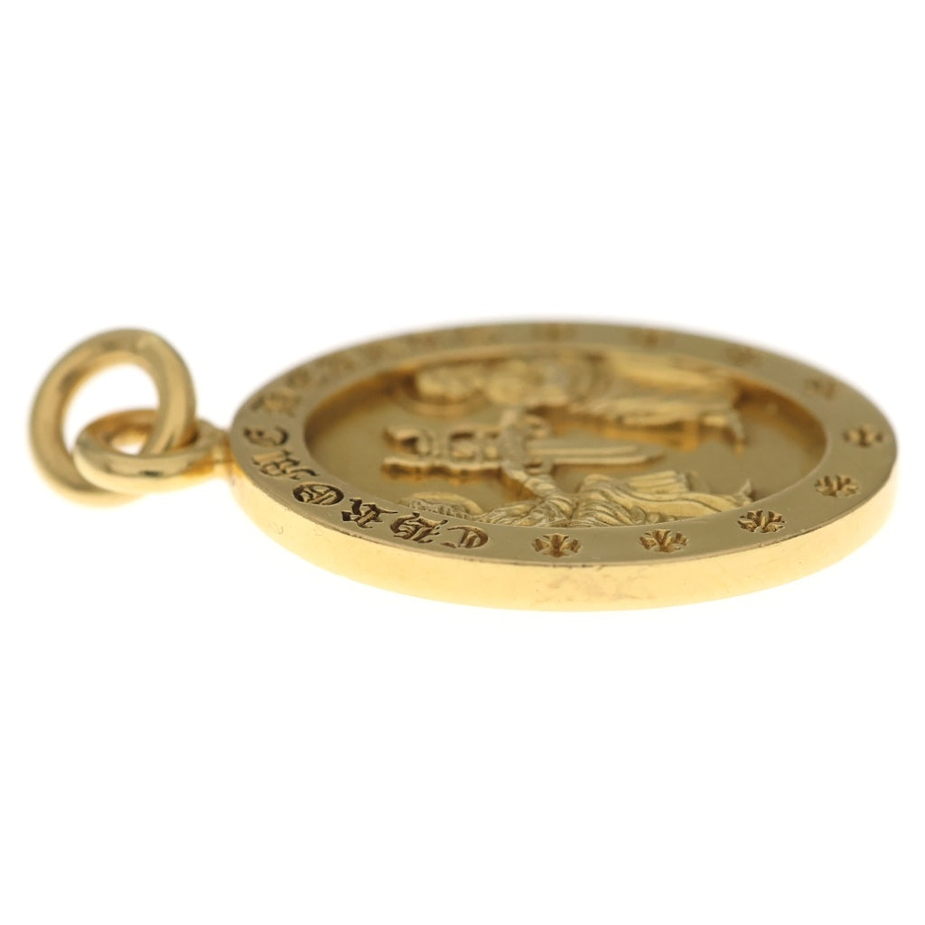 CHROME HEARTS(クロムハーツ) 22K ANGEL MEDAL OVAL エンジェルメダルオーバル ネックレストップ ゴールド