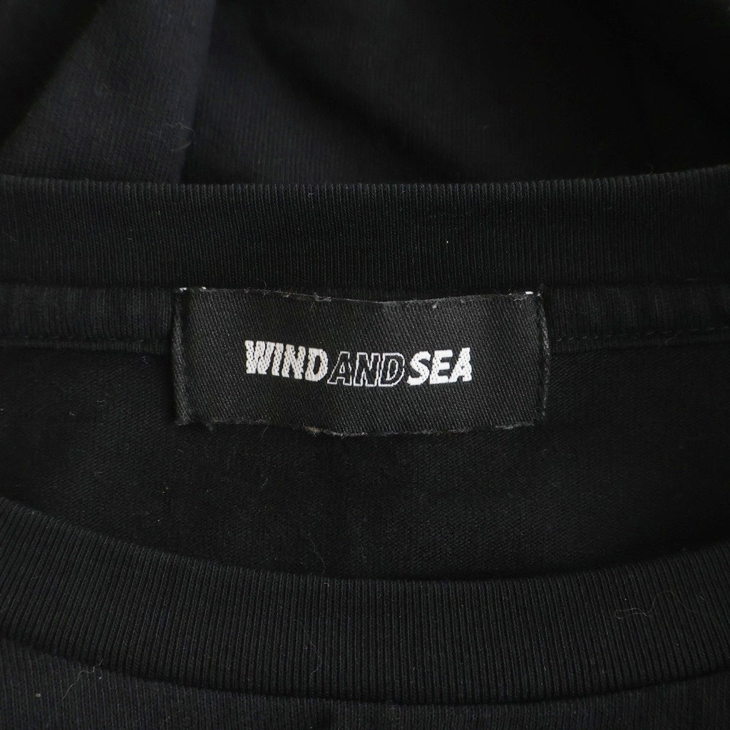 WIND AND SEA(ウィンダンシー) 24SS SEA Of L/S Tee フロントプリント 長袖Tシャツ カットソー WDS-O-SIG-24-Q3-CS-01