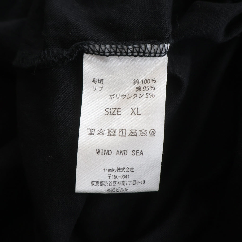 WIND AND SEA(ウィンダンシー) 24SS SEA Of L/S Tee フロントプリント 長袖Tシャツ カットソー WDS-O-SIG-24-Q3-CS-01