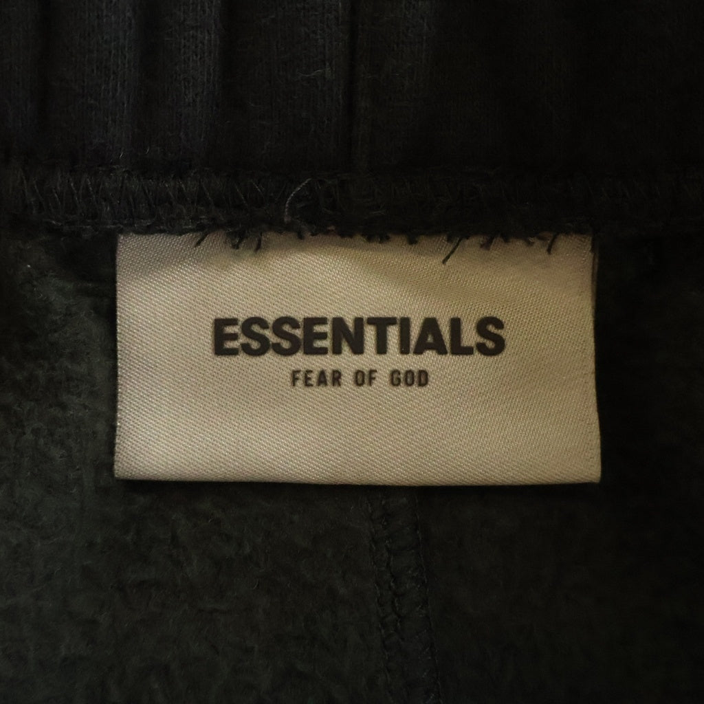 FEAR OF GOD ESSENTIALS(フィアオブゴッド エッセンシャルズ) ブランドロゴ スウェットハーフパンツ ショーツ ブラック