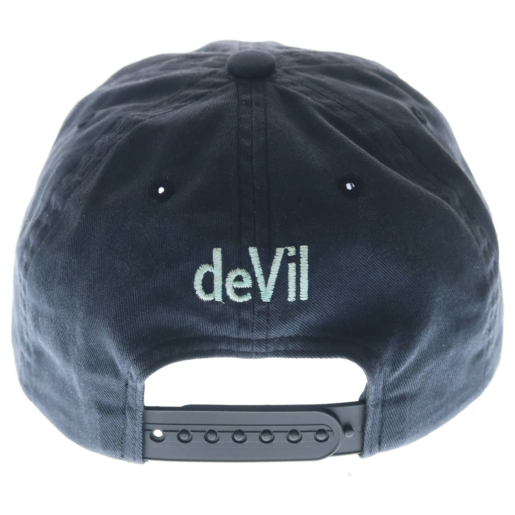 SAINT MICHAEL(セントマイケル) 23AW DEVIL CAP デビル ベースボールキャップ ブラック SM-A23-0000-048