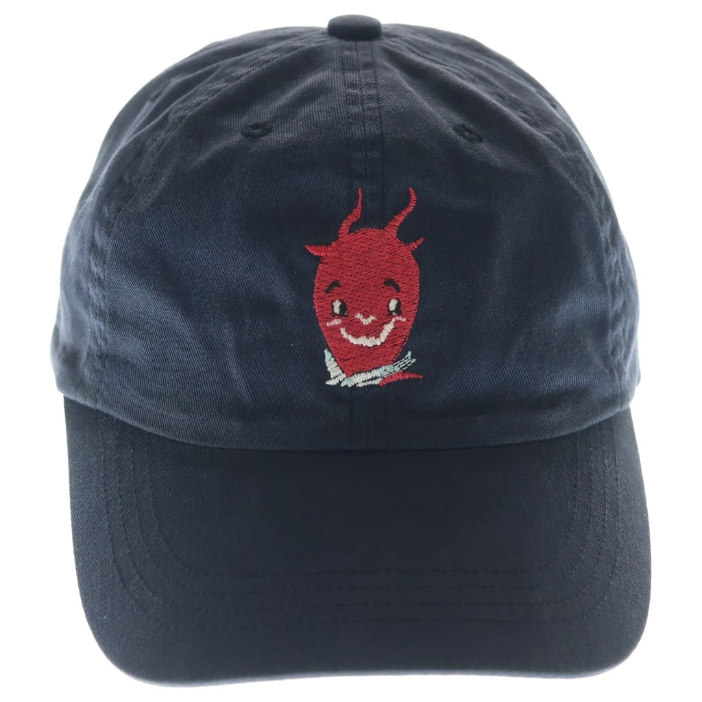 SAINT MICHAEL(セントマイケル) 23AW DEVIL CAP デビル ベースボールキャップ ブラック SM-A23-0000-048