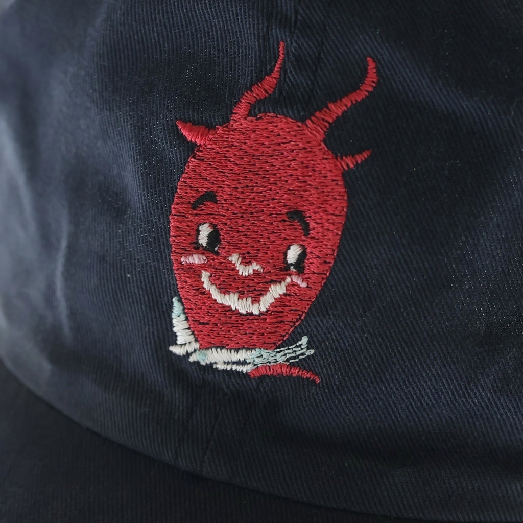 SAINT MICHAEL(セントマイケル) 23AW DEVIL CAP デビル ベースボールキャップ ブラック SM-A23-0000-048